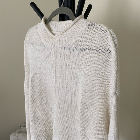 BP White Knit Pullover Sweater - Picture 1 of 4